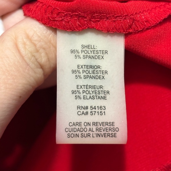 Calvin Klein Red Sleeveless Women's Top - Picture 4 of 6